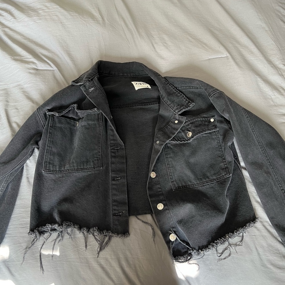 Black Jean Jacket